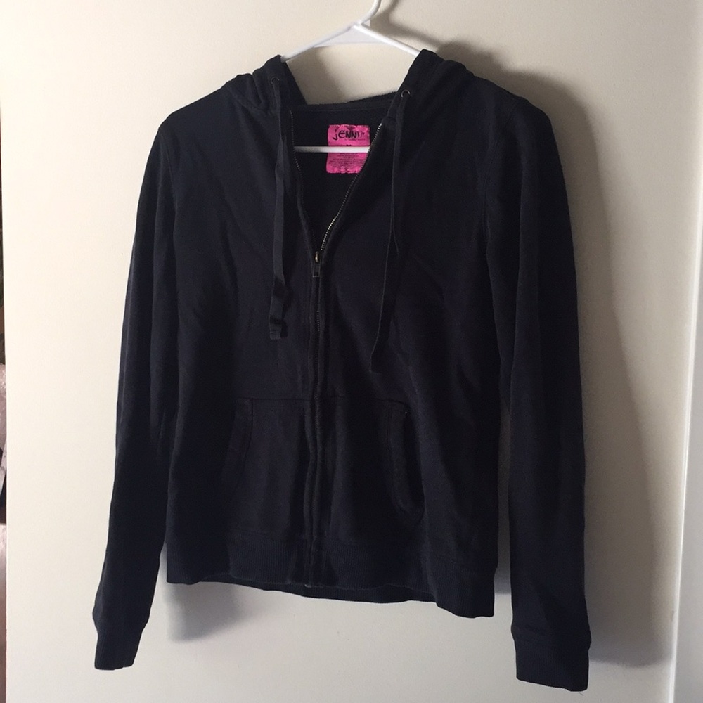 Cute Black Graphic Hoody/Jacket